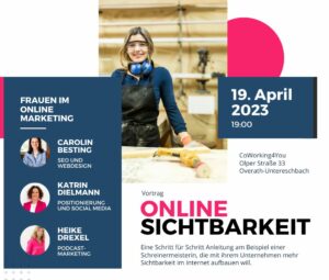 Veranstaltungsankündigung 19. April 2023